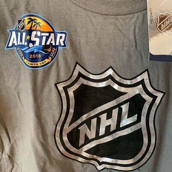 NWT NHL Eichel All Star 2018 Charcoal Tee Small - Picture 2 of 3